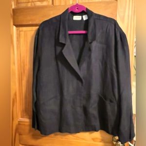 Vintage Chico’s Size 1 Linen Jacket